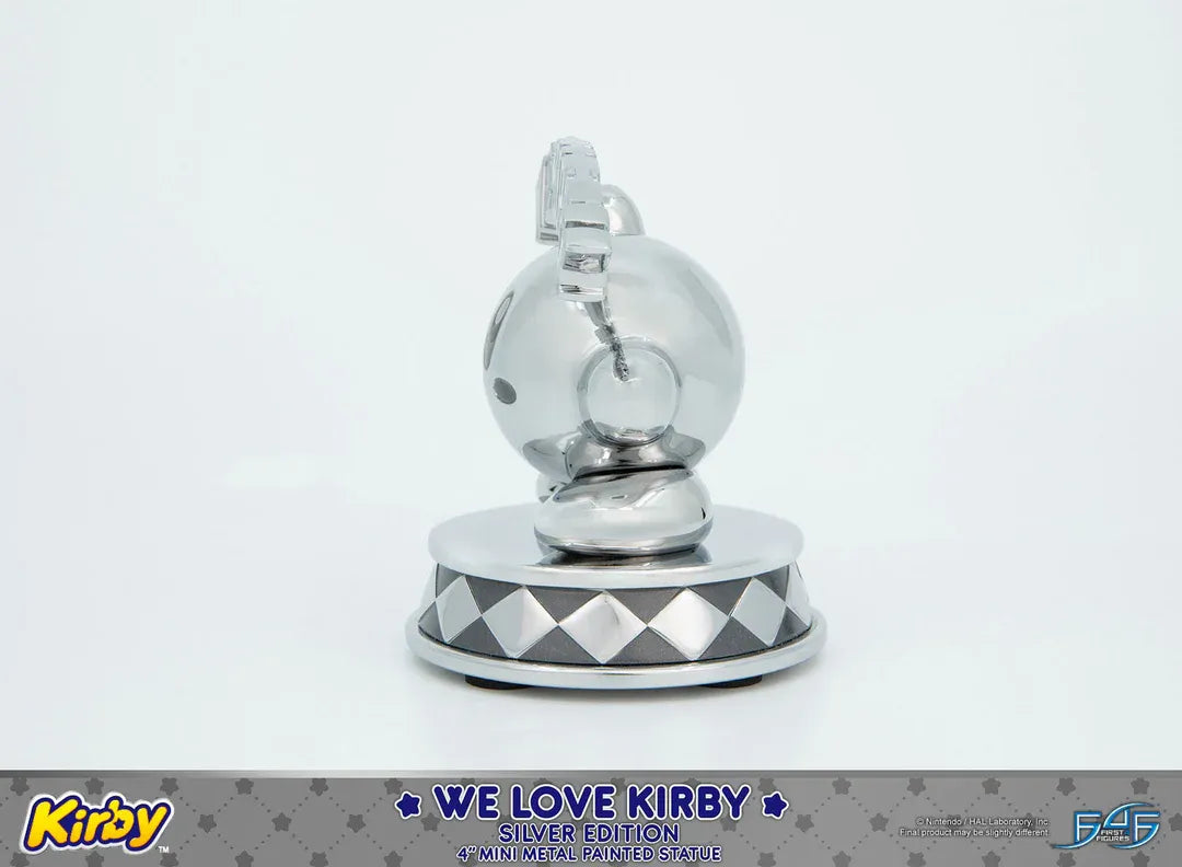 F4FKWLK01S Kirby - We Love Kirby Diecast Statue [Silver Version] - First 4 Figures - Titan Pop Culture