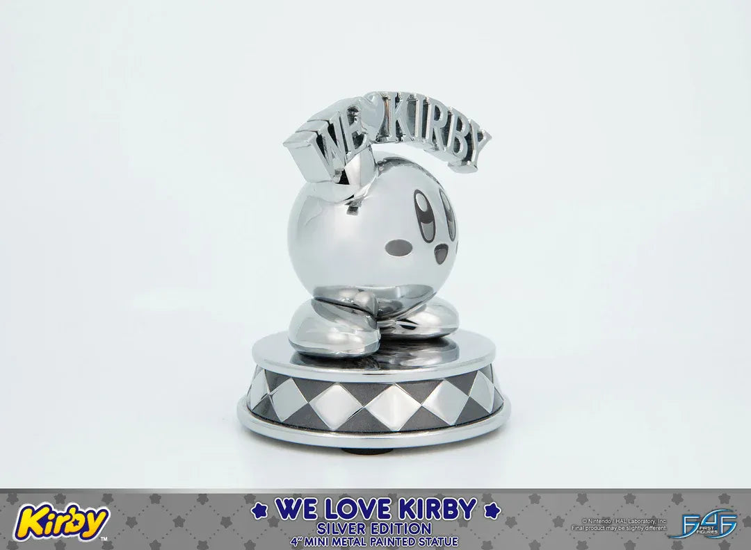 F4FKWLK01S Kirby - We Love Kirby Diecast Statue [Silver Version] - First 4 Figures - Titan Pop Culture