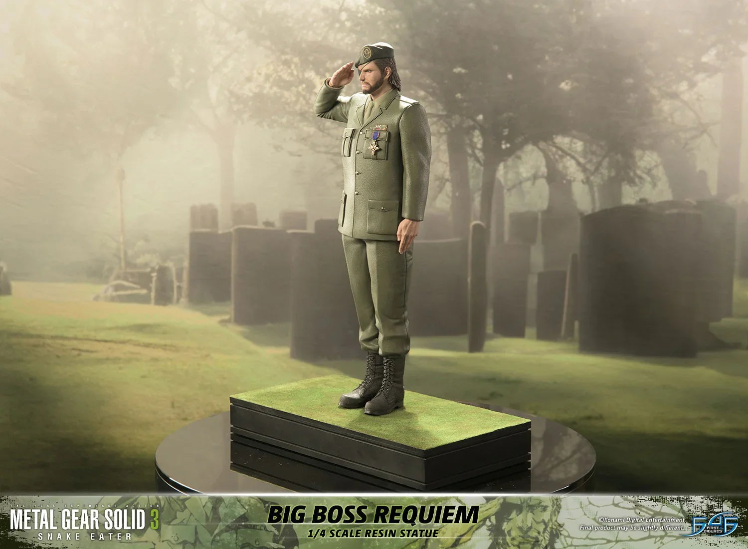 Metal Gear Solid 3: Snake Eater - Estatua de Big Boss Requiem (escala 1:4)