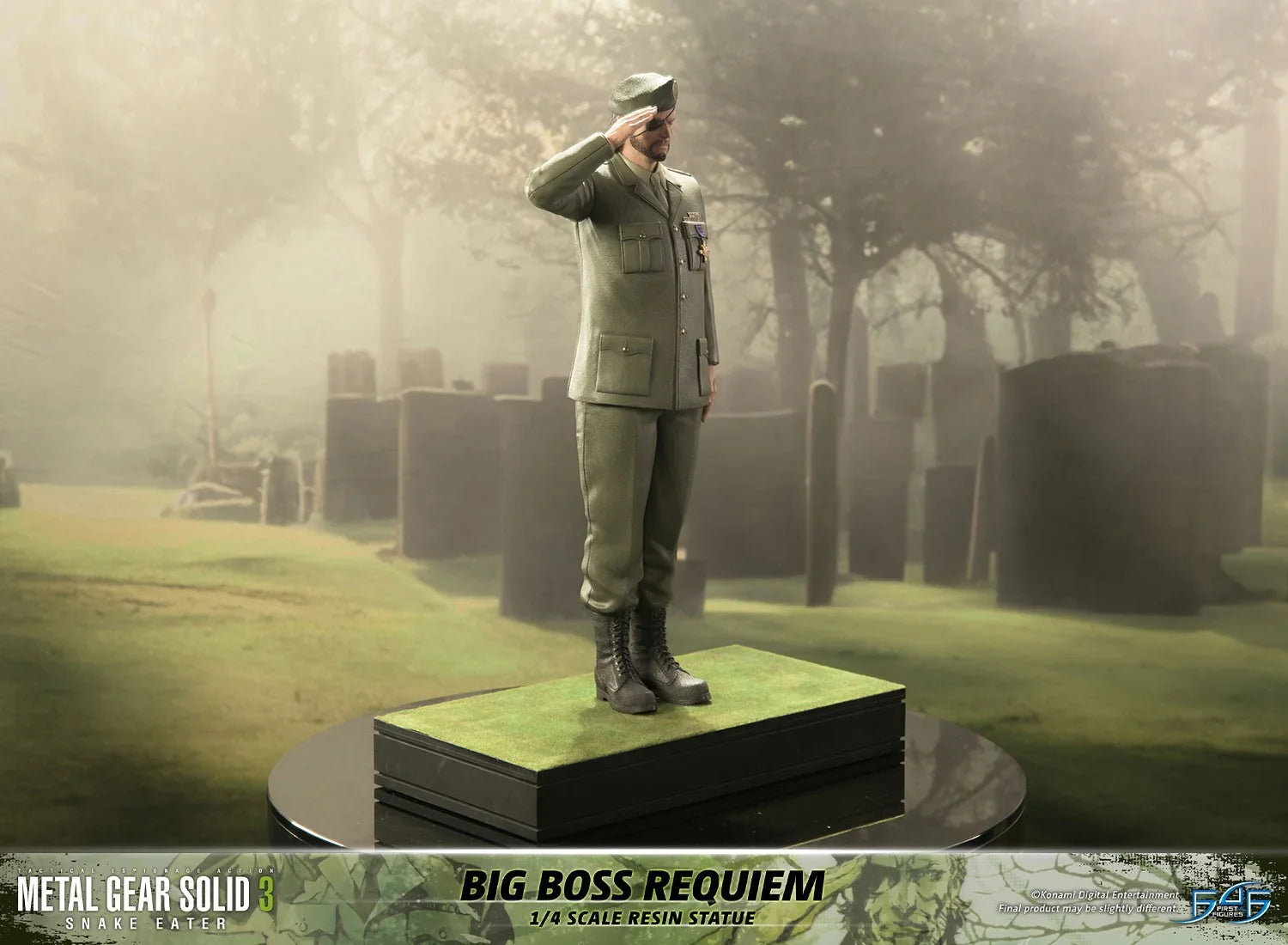 Metal Gear Solid 3: Snake Eater - Estatua de Big Boss Requiem (escala 1:4)