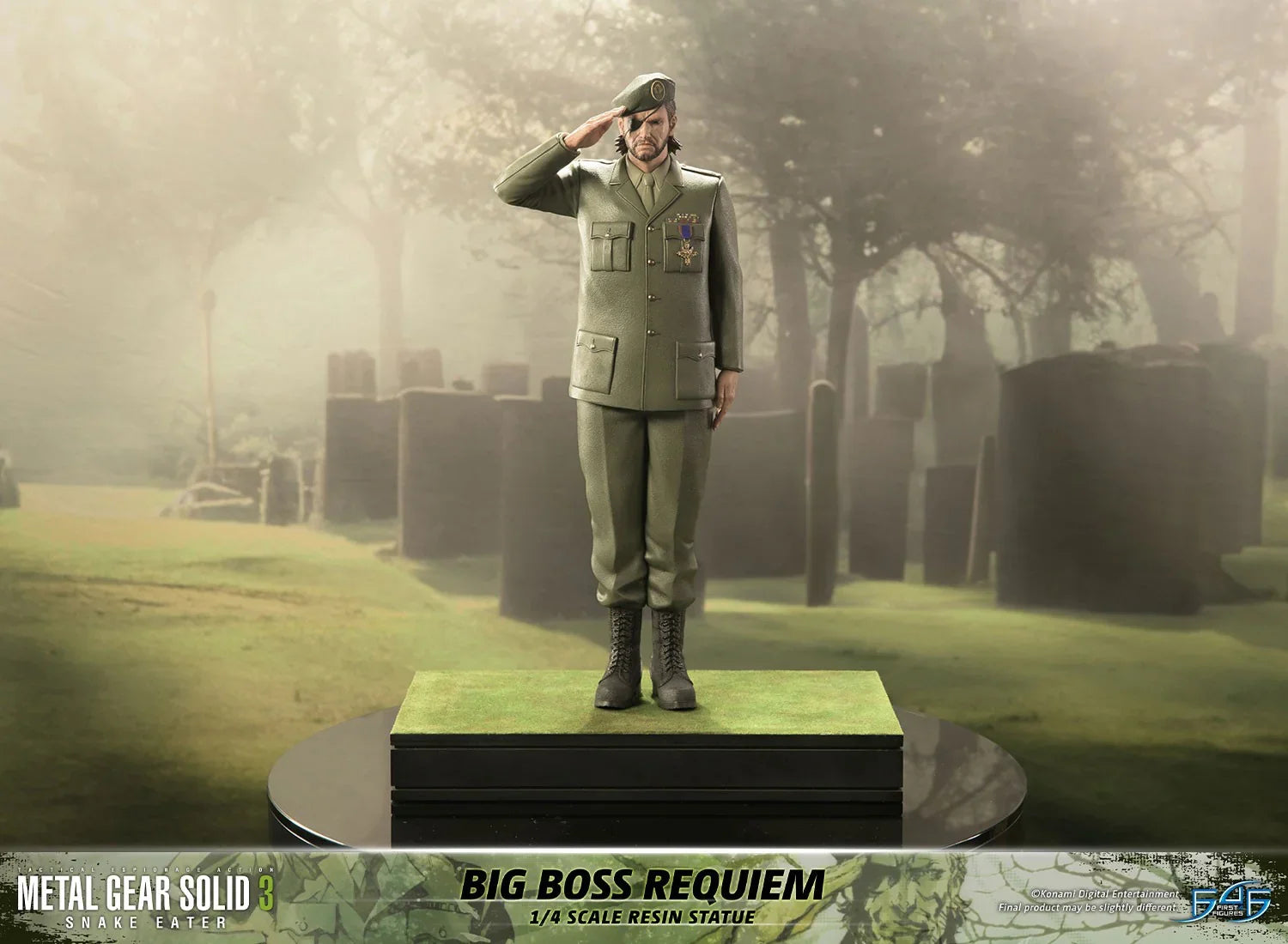 Metal Gear Solid 3: Snake Eater - Estatua de Big Boss Requiem (escala 1:4)