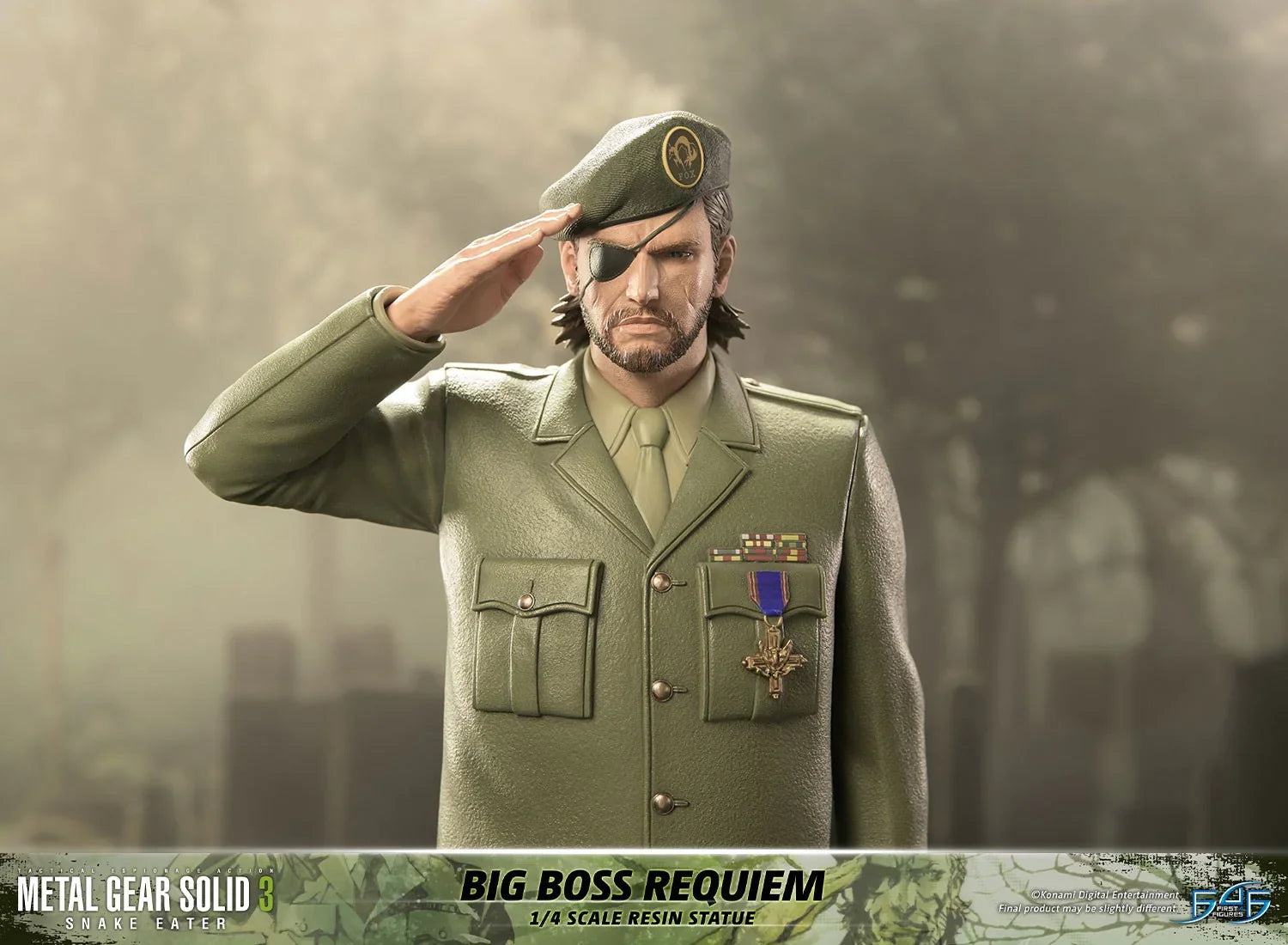 Metal Gear Solid 3: Snake Eater - Estatua de Big Boss Requiem (escala 1:4)