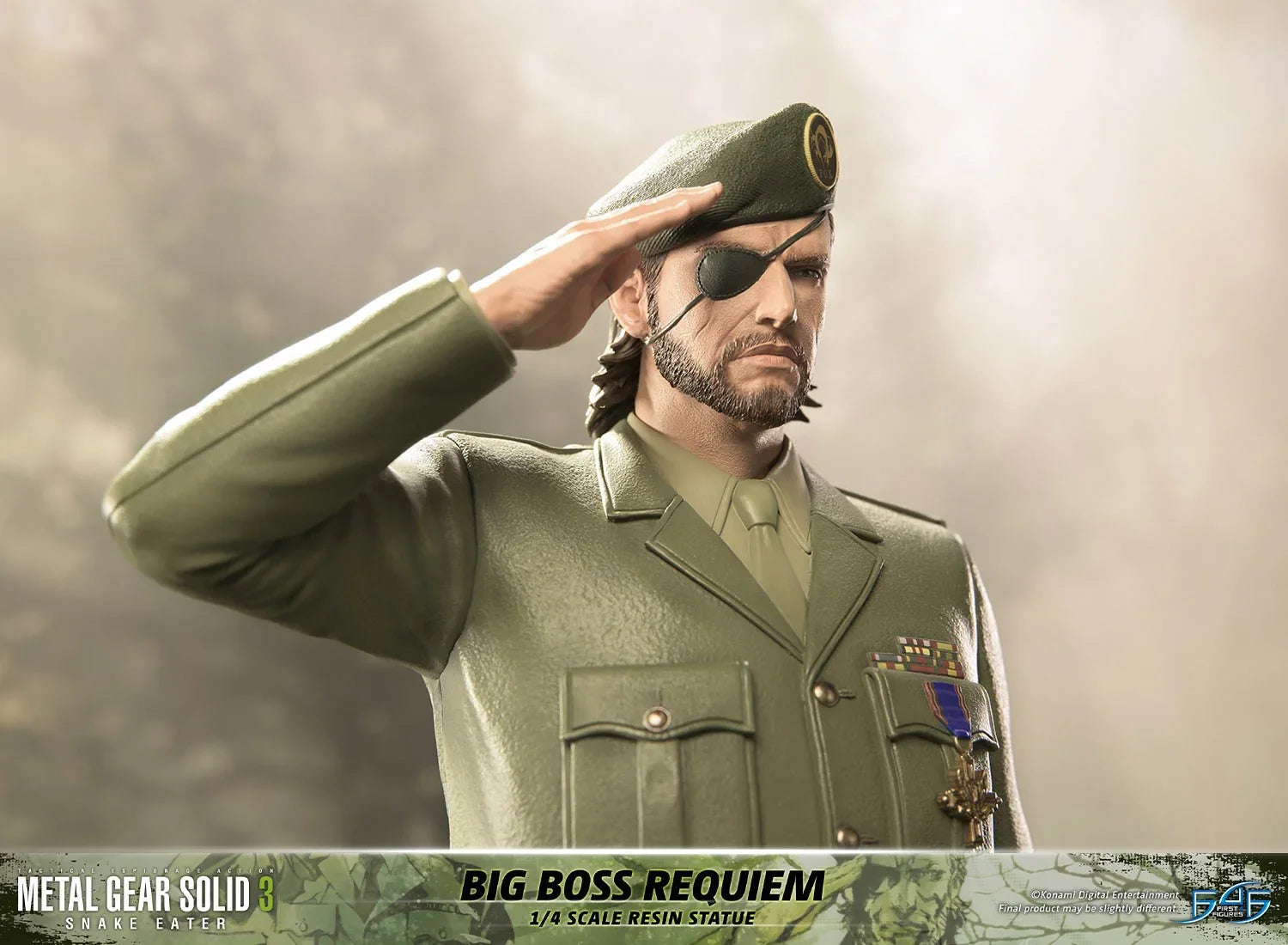 Metal Gear Solid 3: Snake Eater - Estatua de Big Boss Requiem (escala 1:4)