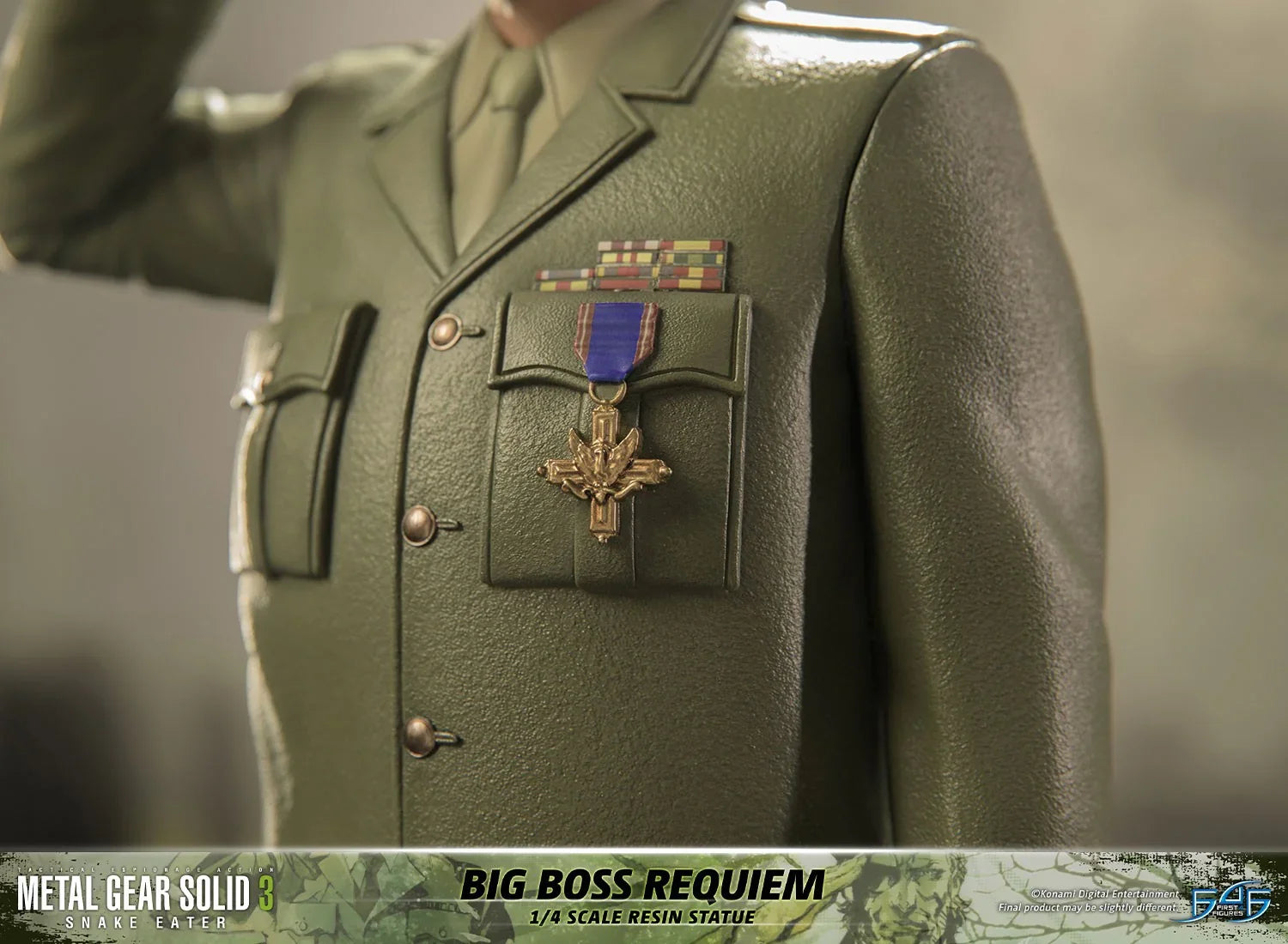 Metal Gear Solid 3: Snake Eater - Estatua de Big Boss Requiem (escala 1:4)