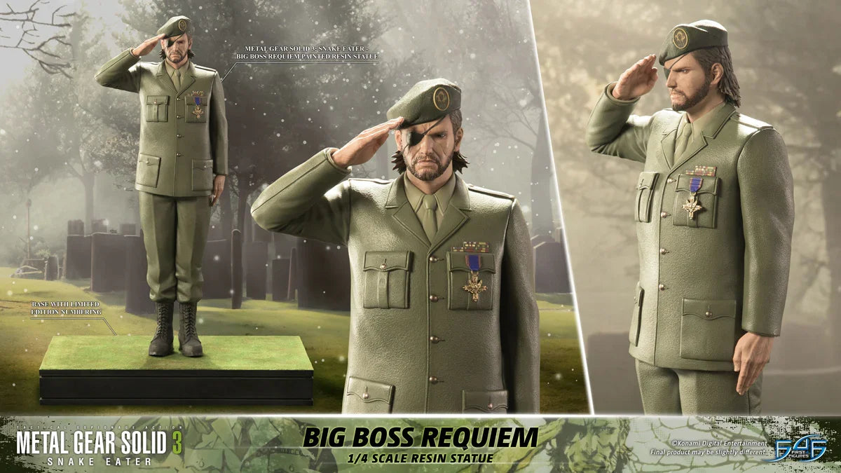 Metal Gear Solid 3: Snake Eater - Estatua de Big Boss Requiem (escala 1:4)