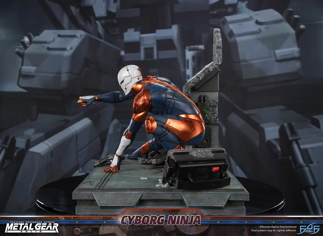 Estatua de resina de Metal Gear Solid – Cyborg Ninja (Gray Fox)