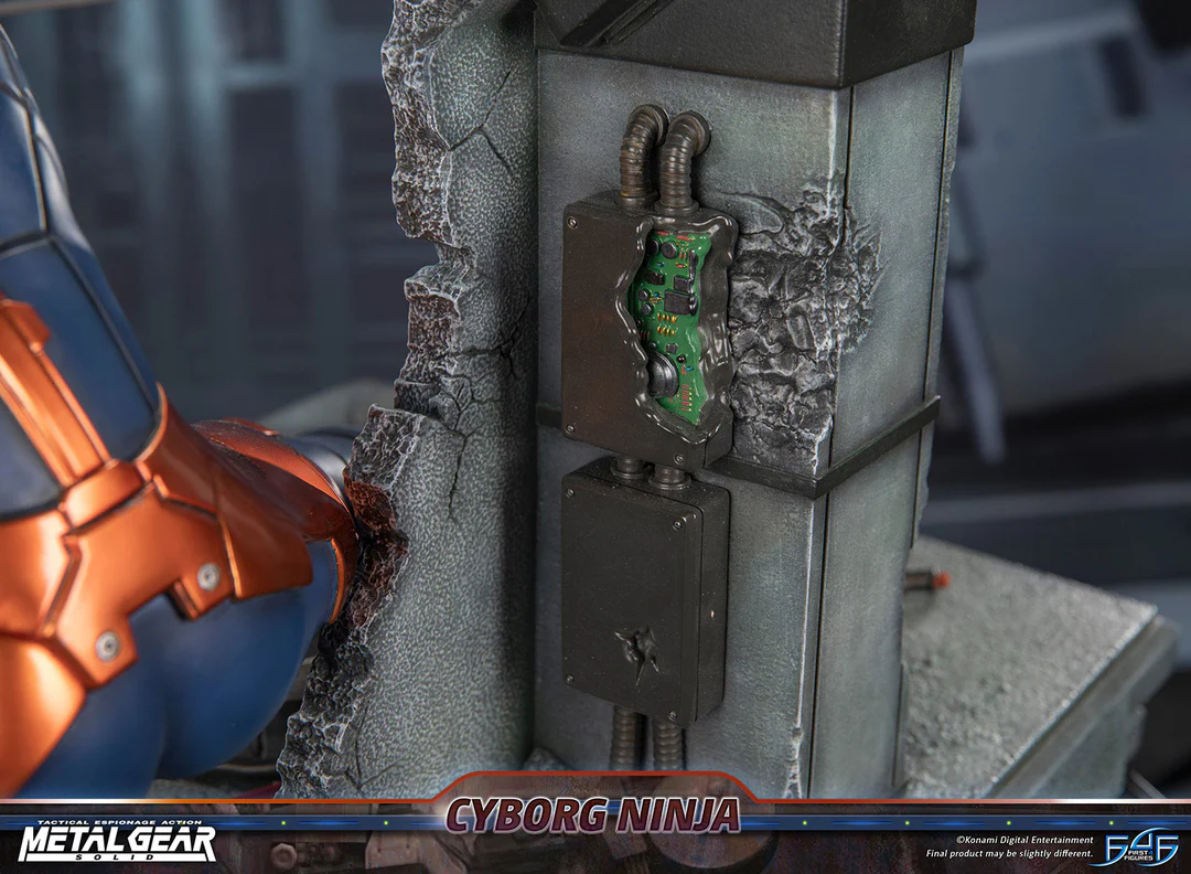 Estatua de resina de Metal Gear Solid – Cyborg Ninja (Gray Fox)