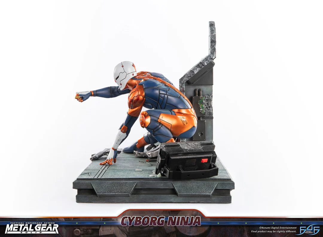 Estatua de resina de Metal Gear Solid – Cyborg Ninja (Gray Fox)