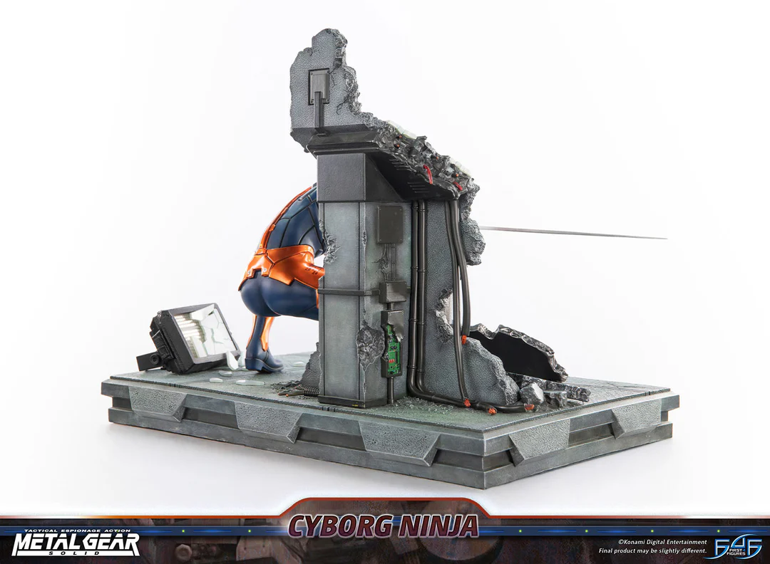 Estatua de resina de Metal Gear Solid – Cyborg Ninja (Gray Fox)