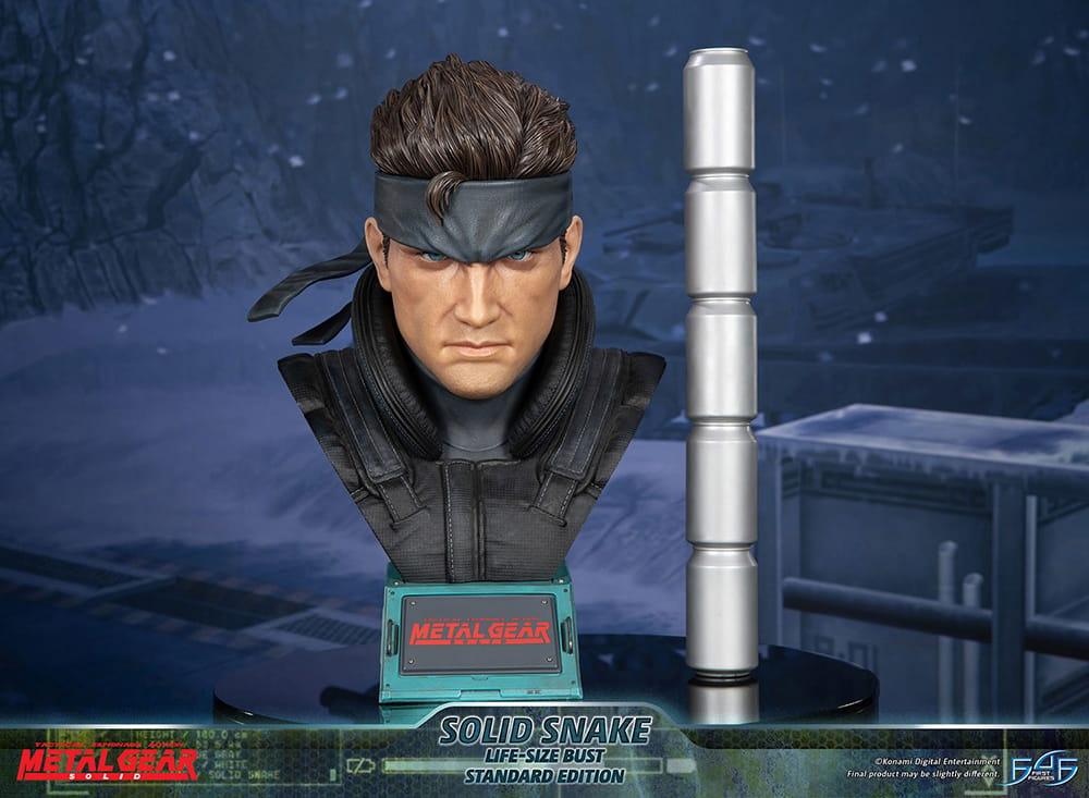 F4FMGSLBST Metal Gear Solid - Solid Snake - Life-Size Bust - First 4 Figures - Titan Pop Culture