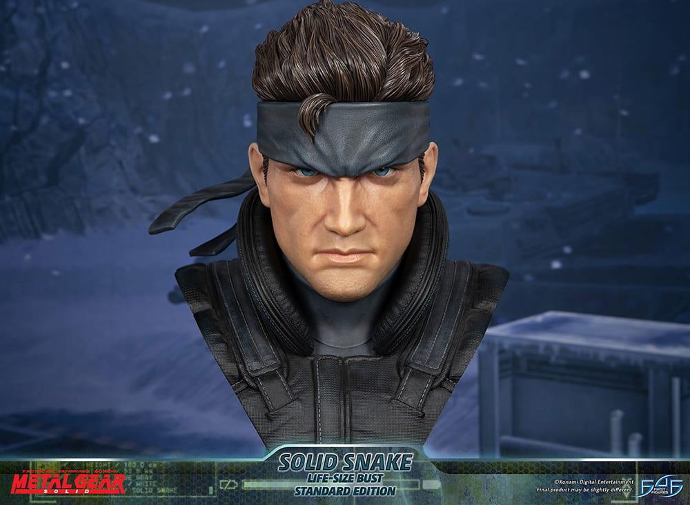 F4FMGSLBST Metal Gear Solid - Solid Snake - Life-Size Bust - First 4 Figures - Titan Pop Culture