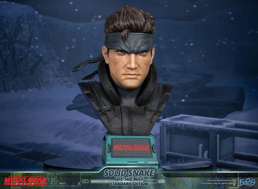 F4FMGSLBST Metal Gear Solid - Solid Snake - Life-Size Bust - First 4 Figures - Titan Pop Culture