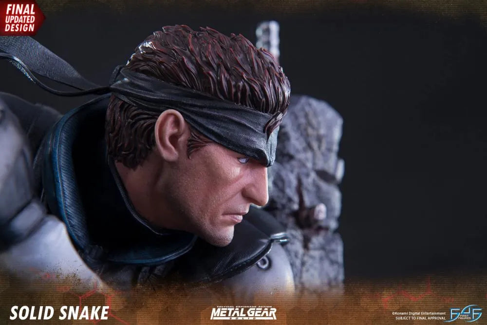 F4FMGSREG Metal Gear Solid - Solid Snake Statue - First 4 Figures - Titan Pop Culture