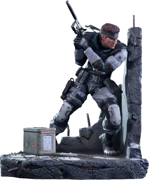 F4FMGSREG Metal Gear Solid - Solid Snake Statue - First 4 Figures - Titan Pop Culture