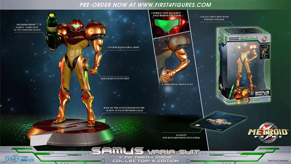 F4FMSVSST Metroid Prime - Samus Varia Suit PVC Statue [Standard Edition] - First 4 Figures - Titan Pop Culture