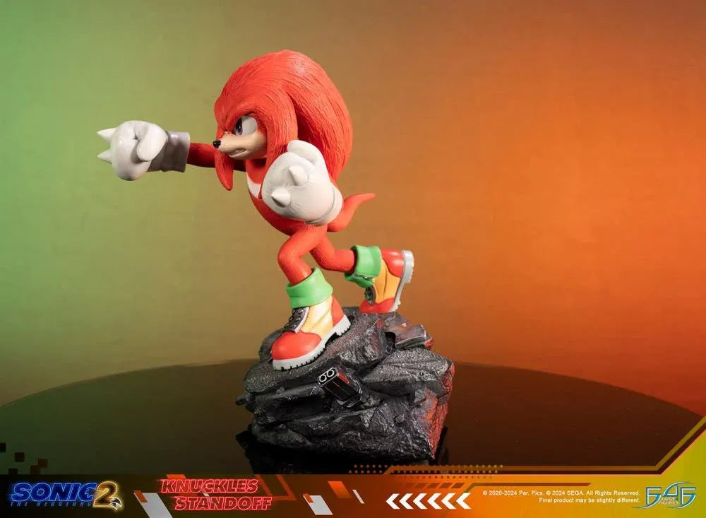 F4FS2MKNST Sonic The Hedgehog 2 - Knuckles Standoff Statue - First 4 Figures - Titan Pop Culture