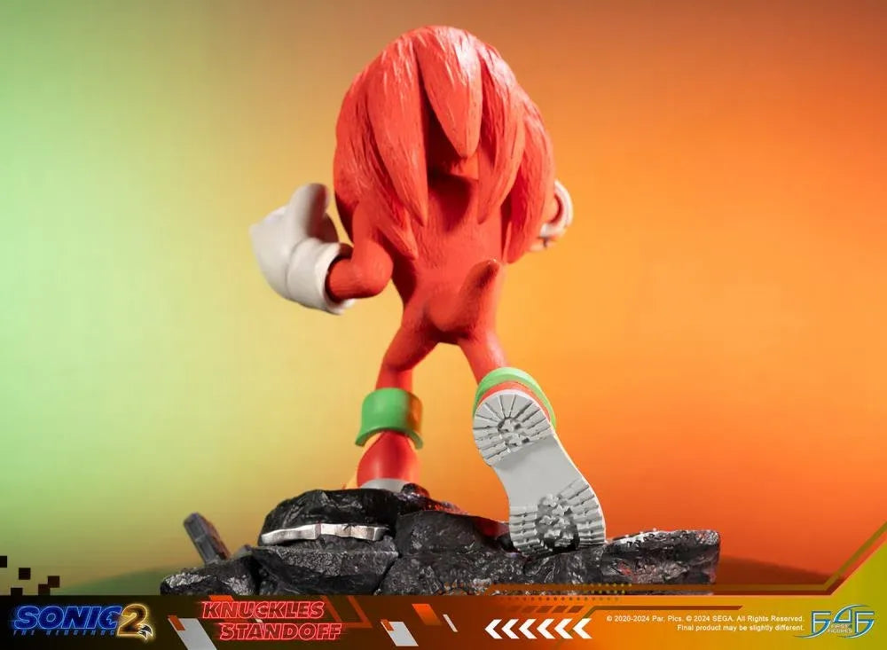 F4FS2MKNST Sonic The Hedgehog 2 - Knuckles Standoff Statue - First 4 Figures - Titan Pop Culture