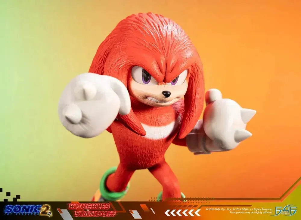 F4FS2MKNST Sonic The Hedgehog 2 - Knuckles Standoff Statue - First 4 Figures - Titan Pop Culture