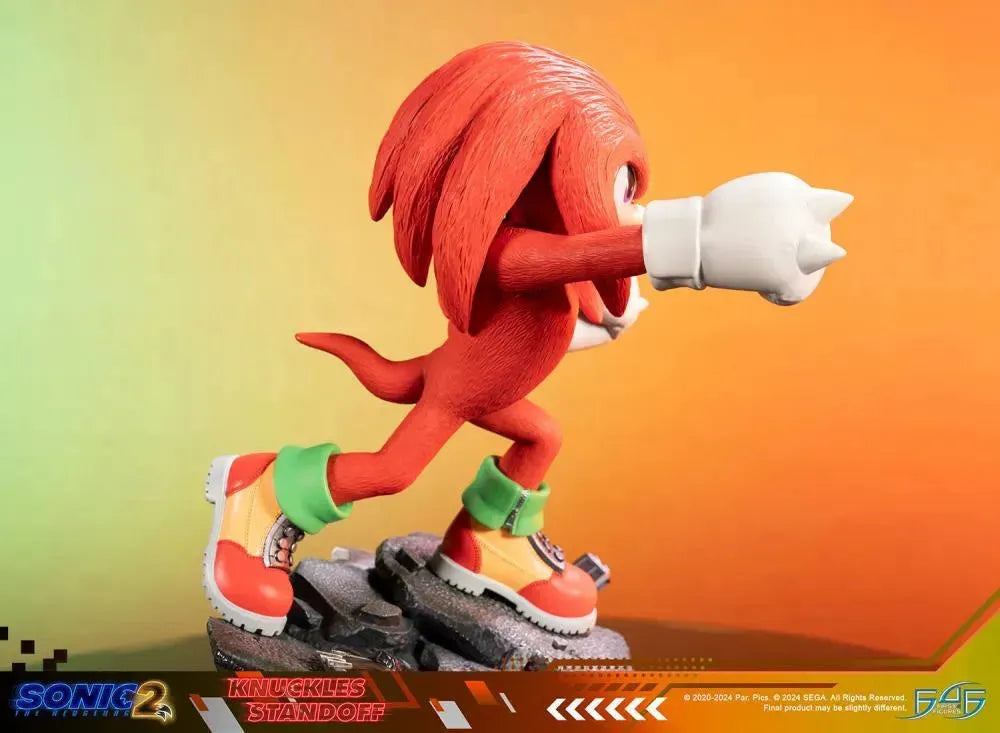 F4FS2MKNST Sonic The Hedgehog 2 - Knuckles Standoff Statue - First 4 Figures - Titan Pop Culture