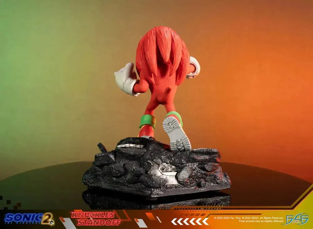 F4FS2MKNST Sonic The Hedgehog 2 - Knuckles Standoff Statue - First 4 Figures - Titan Pop Culture