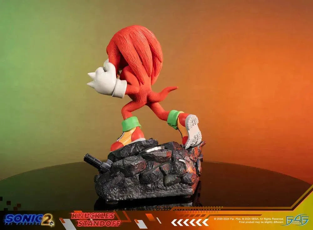 F4FS2MKNST Sonic The Hedgehog 2 - Knuckles Standoff Statue - First 4 Figures - Titan Pop Culture