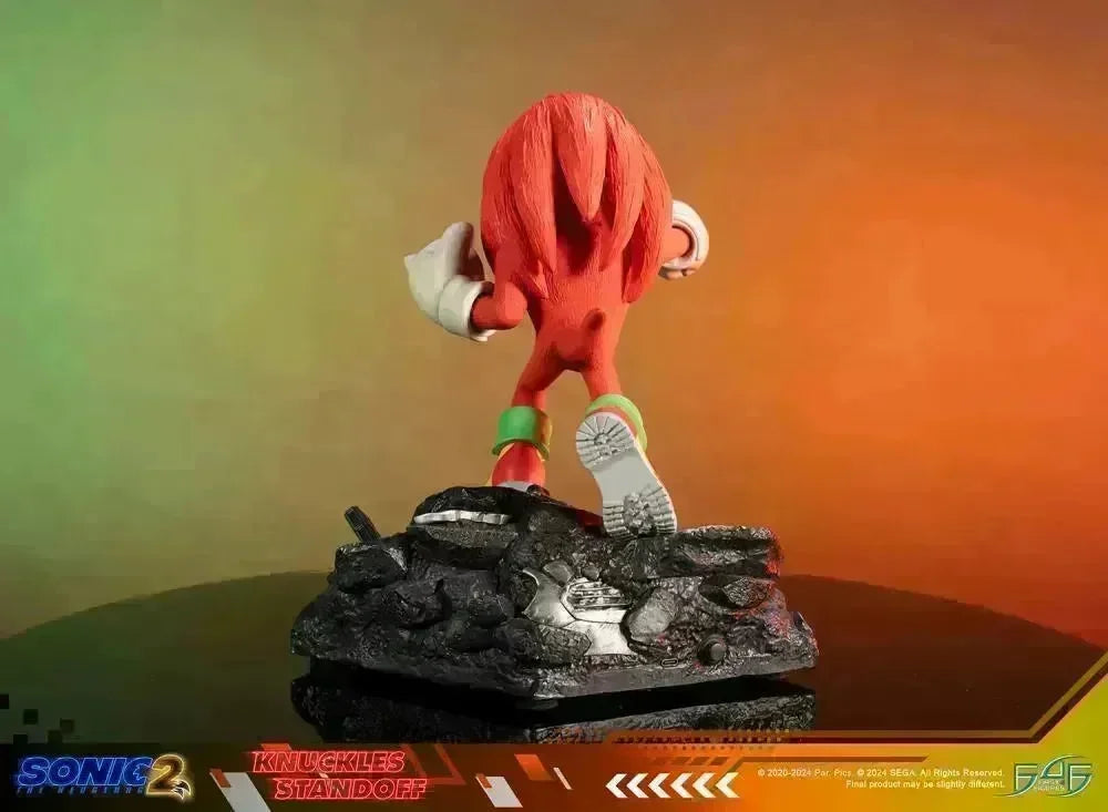 F4FS2MKNST Sonic The Hedgehog 2 - Knuckles Standoff Statue - First 4 Figures - Titan Pop Culture