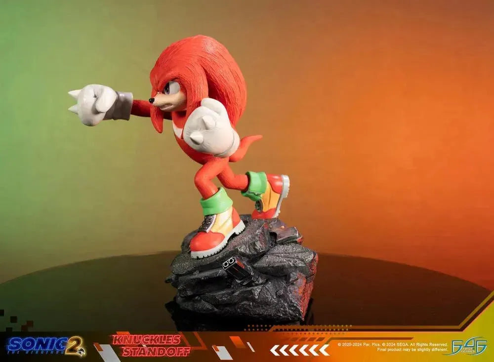 F4FS2MKNST Sonic The Hedgehog 2 - Knuckles Standoff Statue - First 4 Figures - Titan Pop Culture