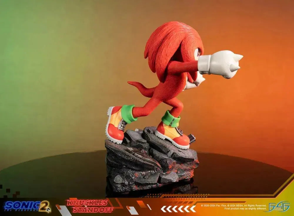 F4FS2MKNST Sonic The Hedgehog 2 - Knuckles Standoff Statue - First 4 Figures - Titan Pop Culture