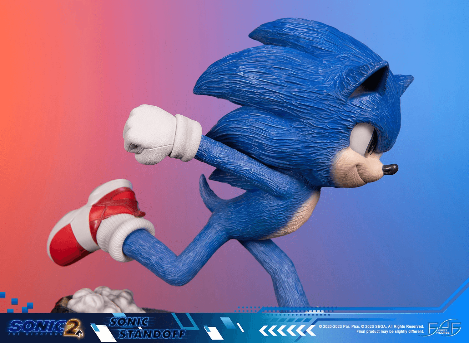 F4FS2MSOST Sonic The Hedgehog 2 - Sonic Standoff Statue - First 4 Figures - Titan Pop Culture