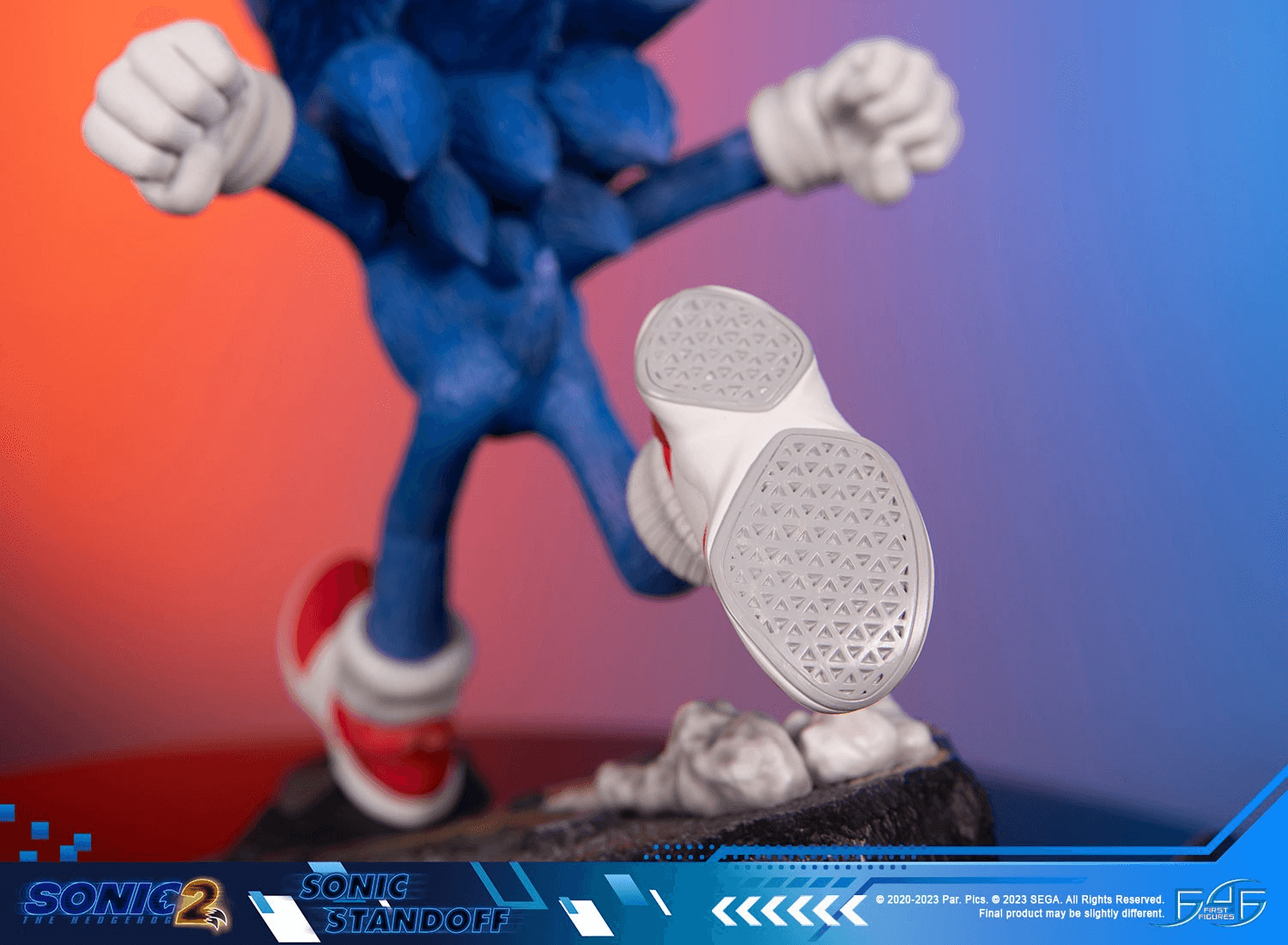 F4FS2MSOST Sonic The Hedgehog 2 - Sonic Standoff Statue - First 4 Figures - Titan Pop Culture