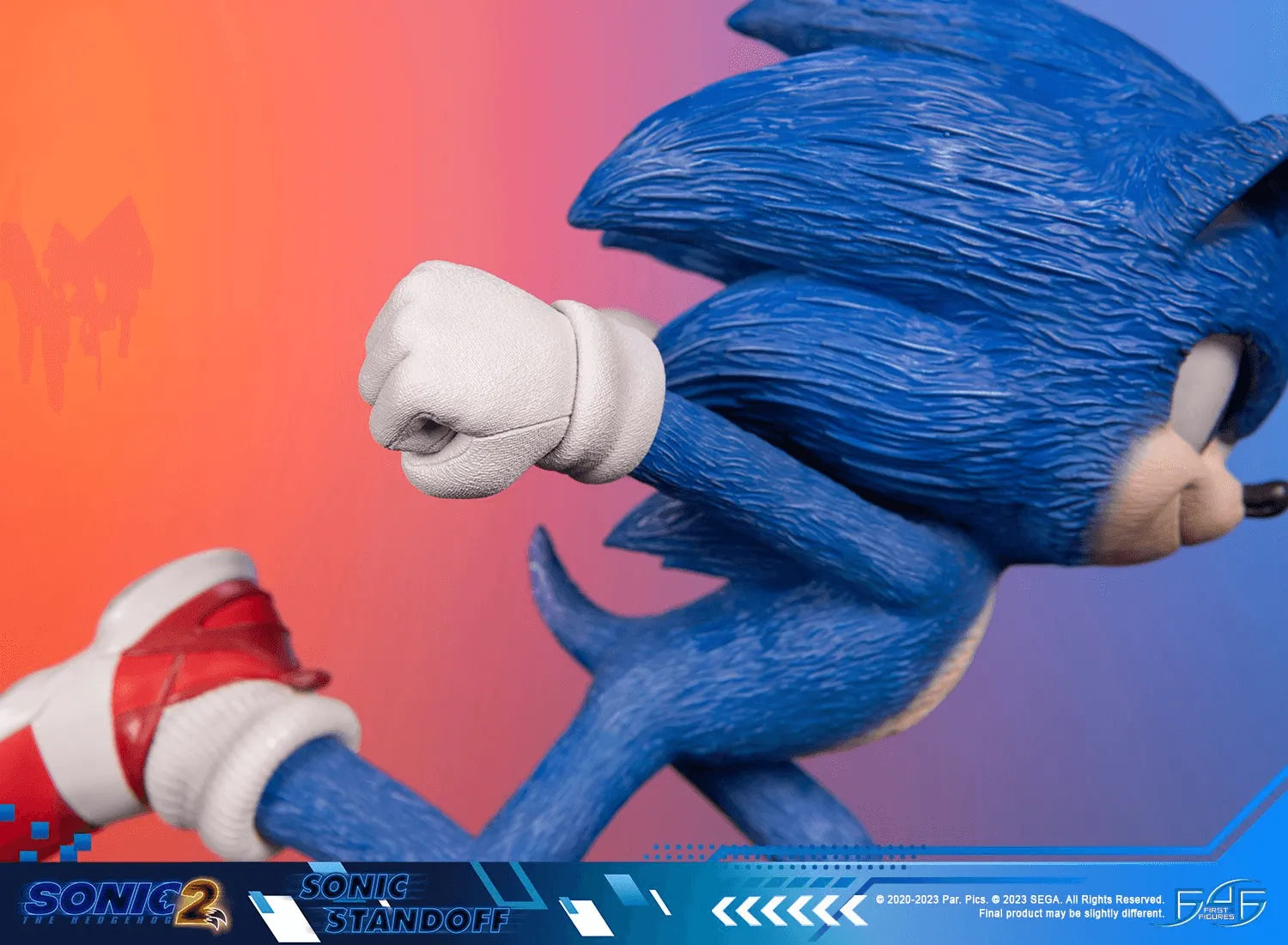 F4FS2MSOST Sonic The Hedgehog 2 - Sonic Standoff Statue - First 4 Figures - Titan Pop Culture