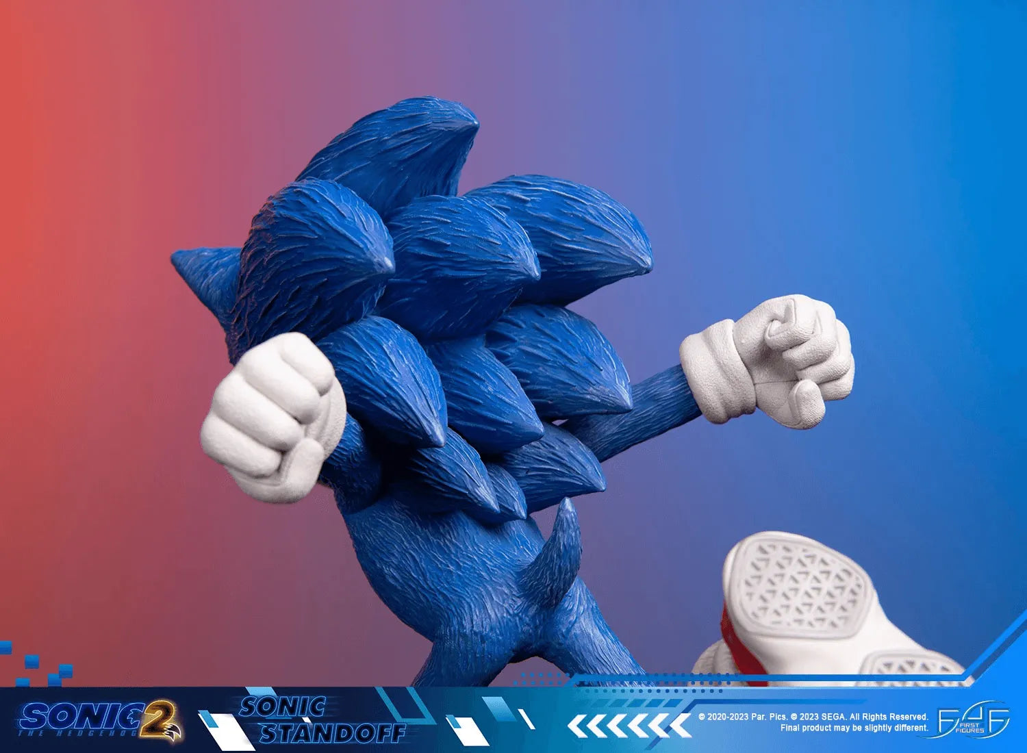 F4FS2MSOST Sonic The Hedgehog 2 - Sonic Standoff Statue - First 4 Figures - Titan Pop Culture