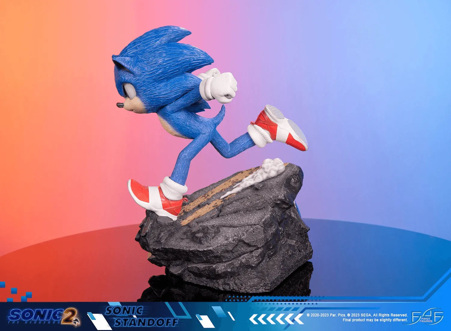 F4FS2MSOST Sonic The Hedgehog 2 - Sonic Standoff Statue - First 4 Figures - Titan Pop Culture