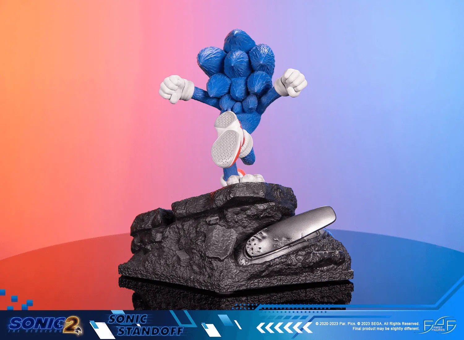 F4FS2MSOST Sonic The Hedgehog 2 - Sonic Standoff Statue - First 4 Figures - Titan Pop Culture