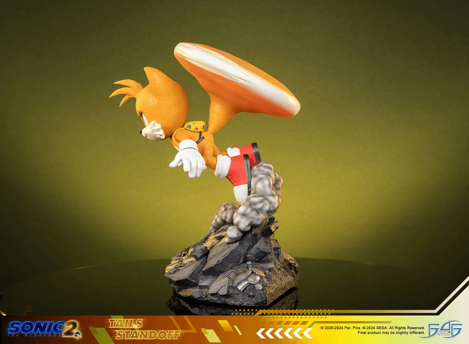 F4FS2MTAST Sonic 2 - Tails Standoff Statue - First 4 Figures - Titan Pop Culture