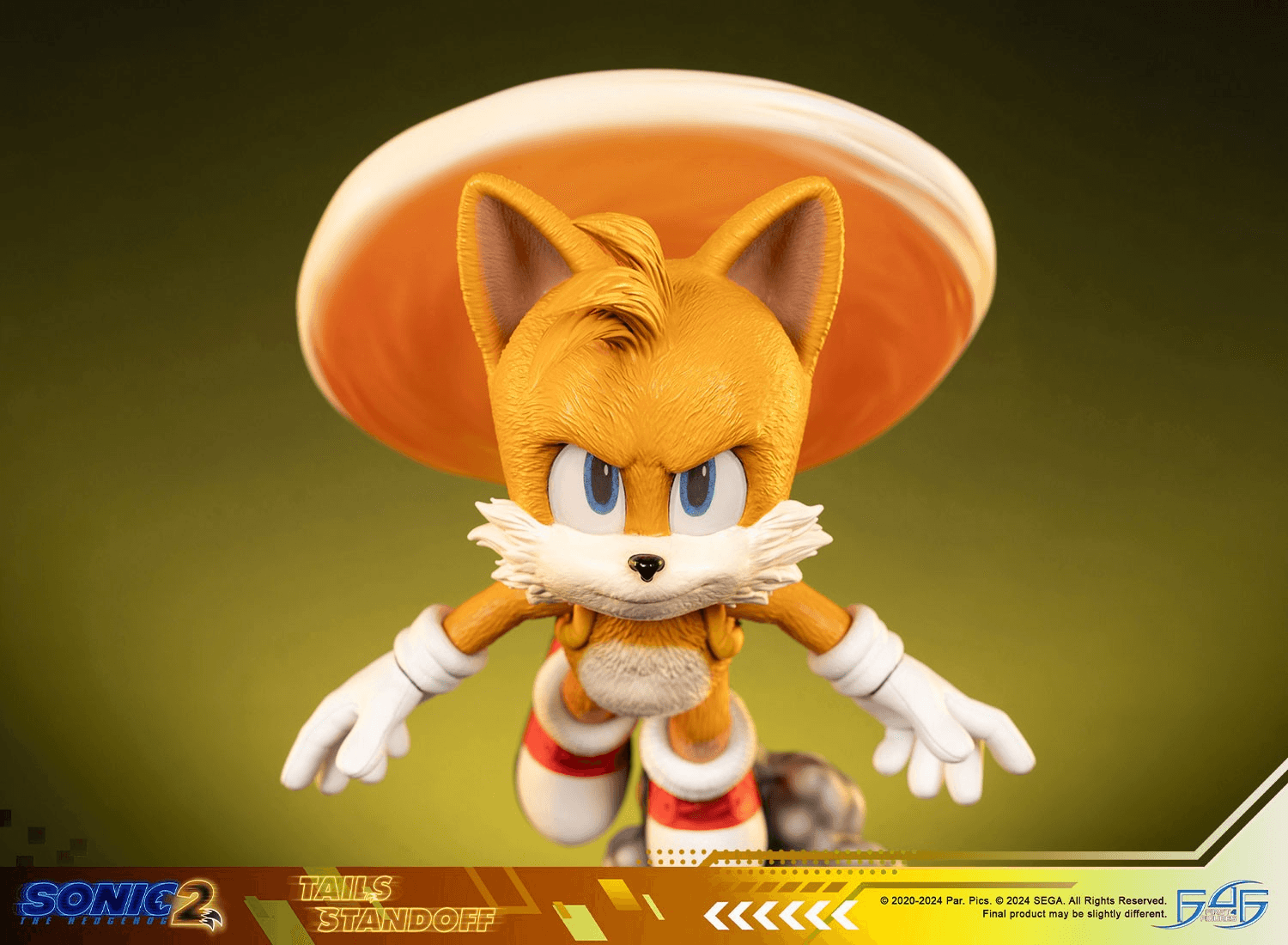 F4FS2MTAST Sonic 2 - Tails Standoff Statue - First 4 Figures - Titan Pop Culture