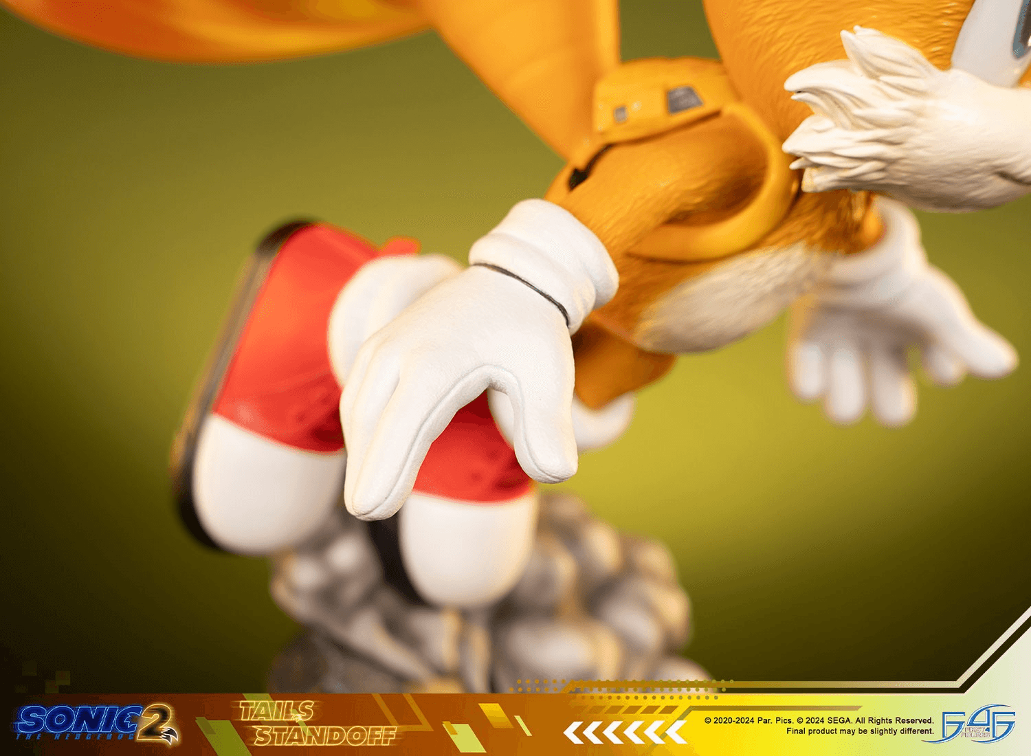 F4FS2MTAST Sonic 2 - Tails Standoff Statue - First 4 Figures - Titan Pop Culture