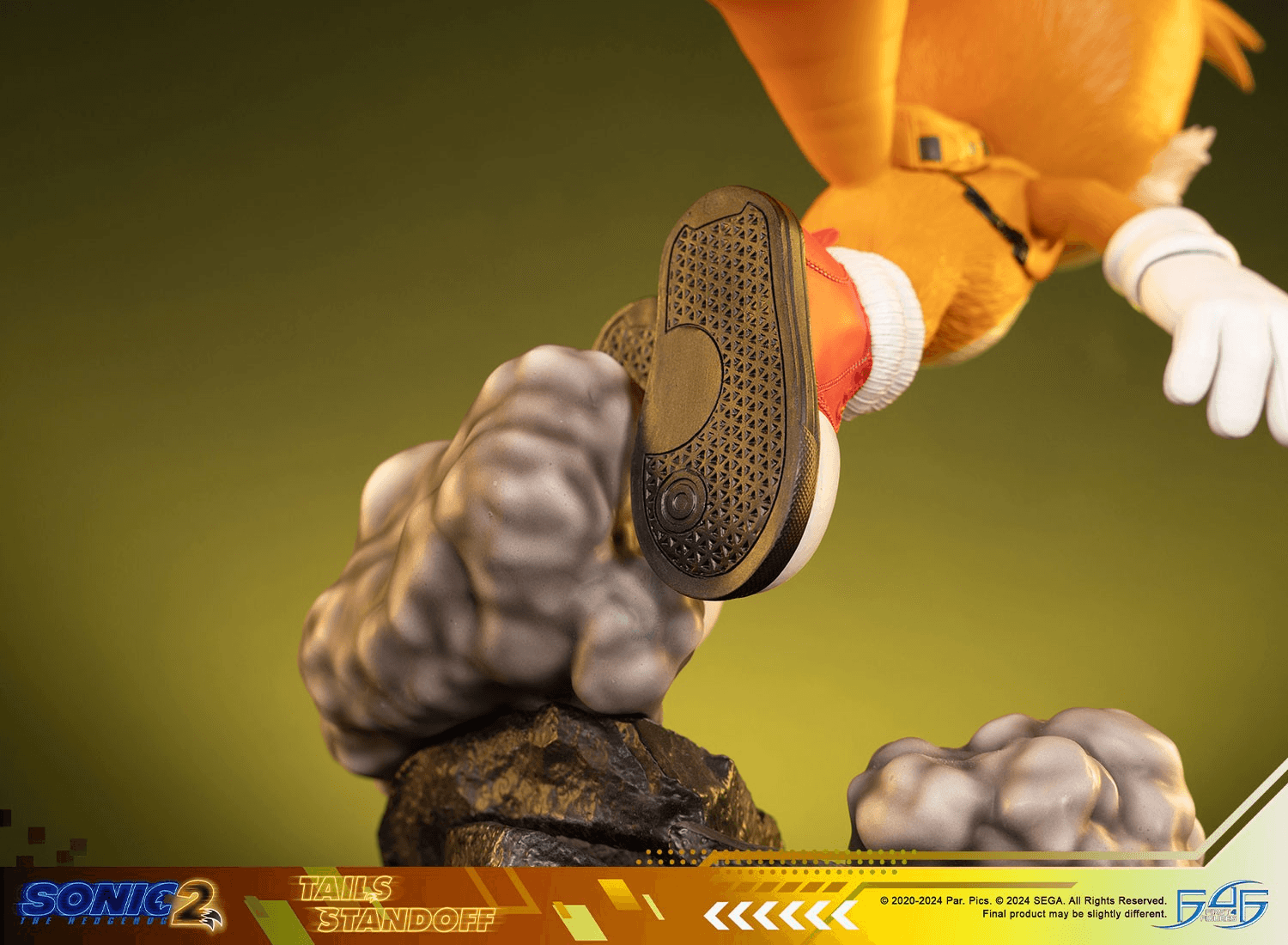 F4FS2MTAST Sonic 2 - Tails Standoff Statue - First 4 Figures - Titan Pop Culture