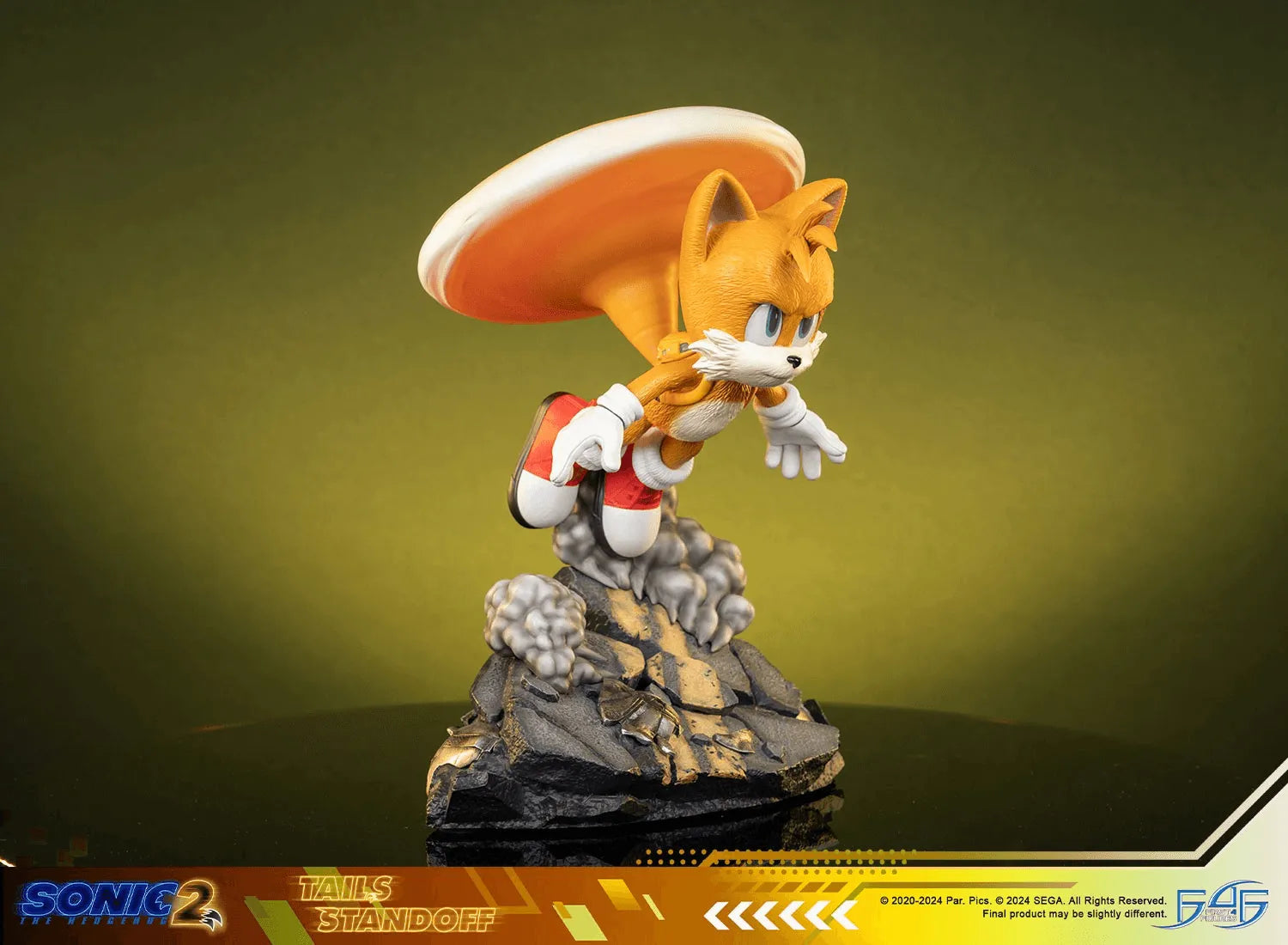 F4FS2MTAST Sonic 2 - Tails Standoff Statue - First 4 Figures - Titan Pop Culture