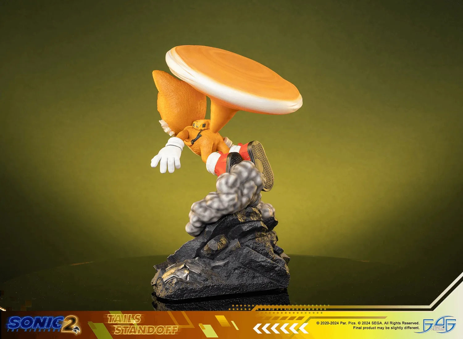 F4FS2MTAST Sonic 2 - Tails Standoff Statue - First 4 Figures - Titan Pop Culture