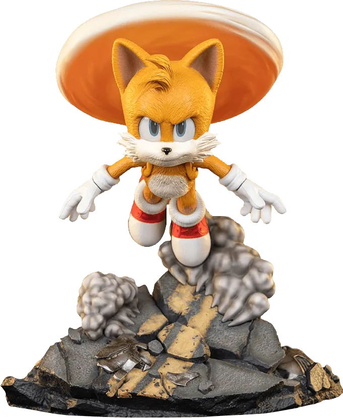 F4FS2MTAST Sonic 2 - Tails Standoff Statue - First 4 Figures - Titan Pop Culture