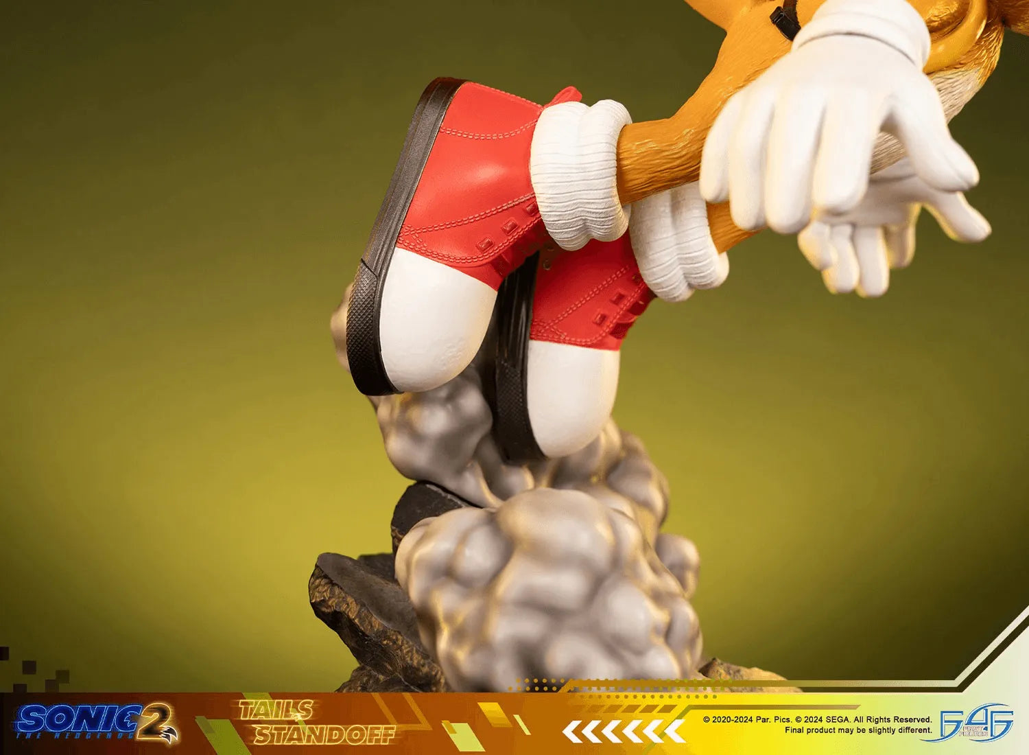 F4FS2MTAST Sonic 2 - Tails Standoff Statue - First 4 Figures - Titan Pop Culture