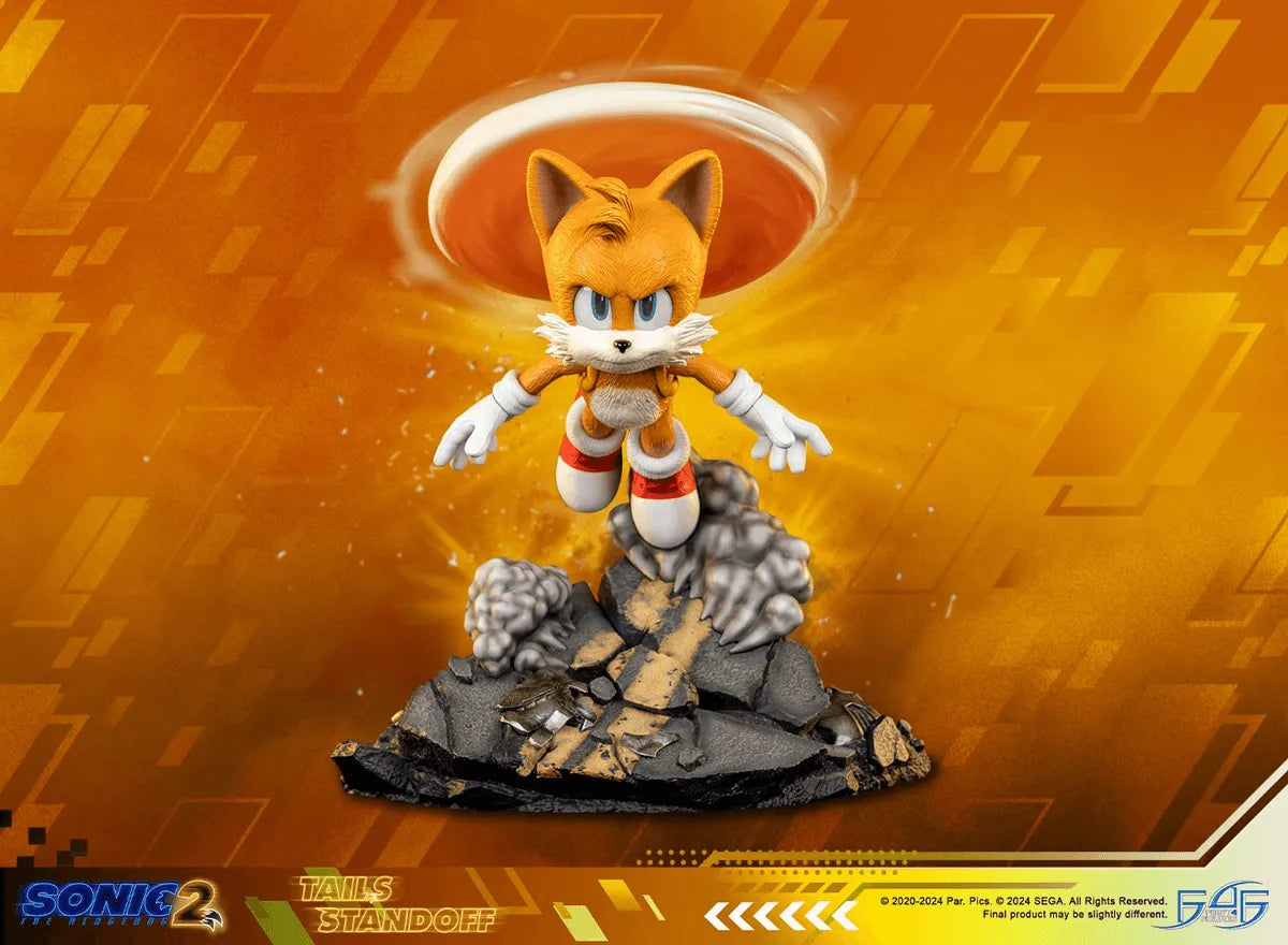 F4FS2MTAST Sonic 2 - Tails Standoff Statue - First 4 Figures - Titan Pop Culture