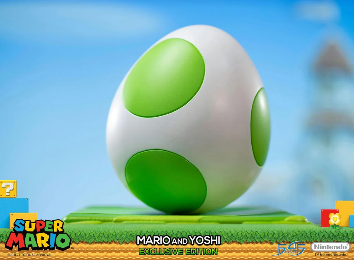 Super Mario - Mario y Yoshi (Edición Exclusiva) Estatua de 19"