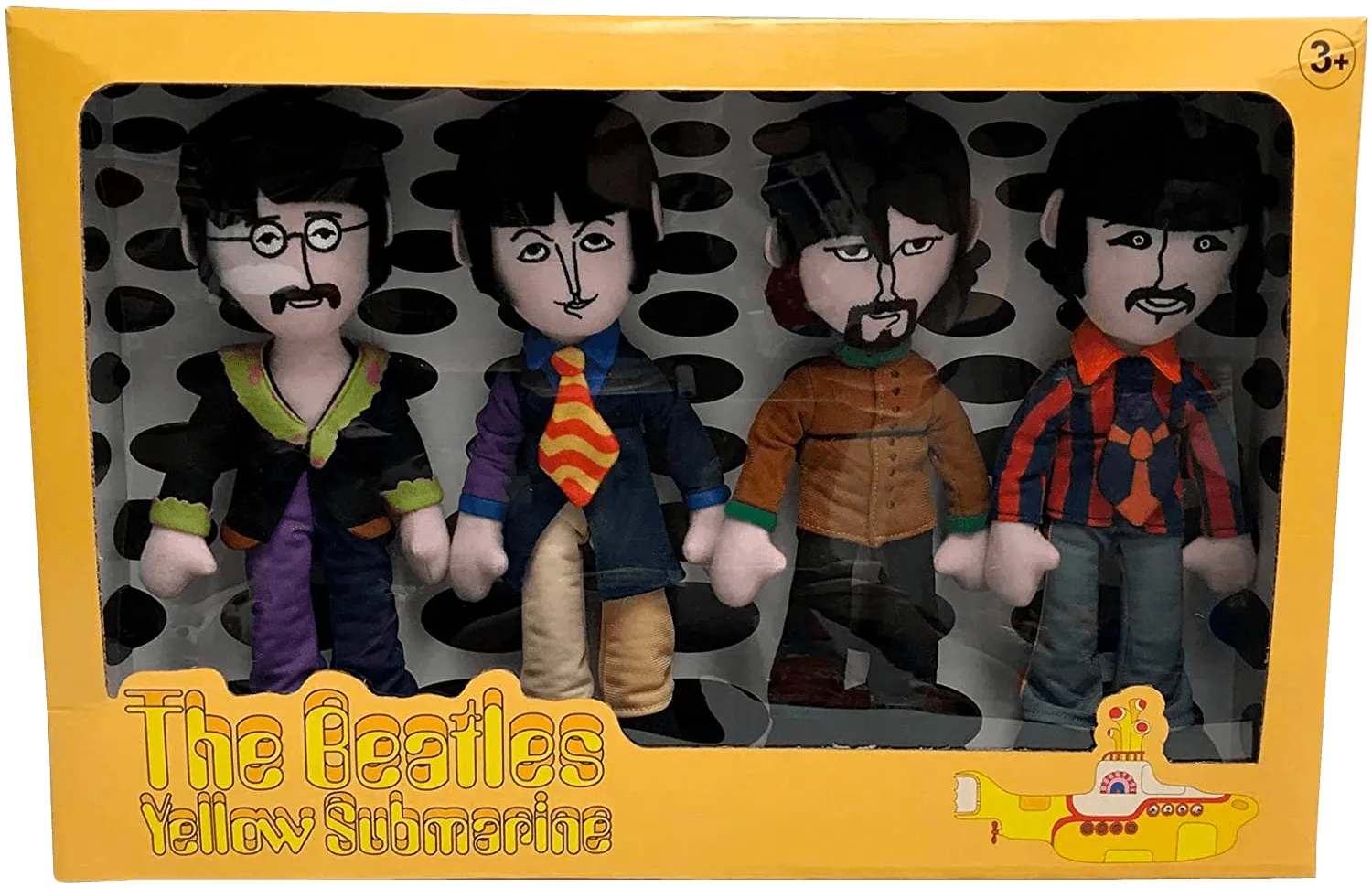 FAC408402 The Beatles - 4 Band Member Plush Box Set - Factory Entertainment - Titan Pop Culture