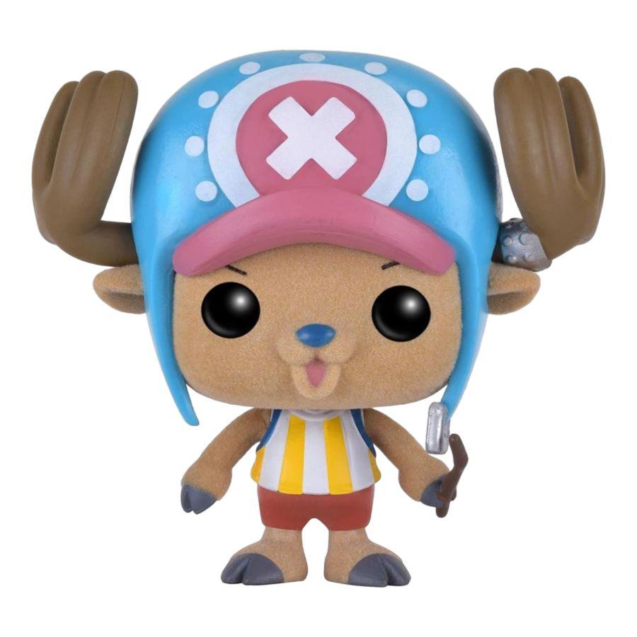 FUN10425 One Piece - Tony Tony Chopper Flocked US Exclusive Pop! Vinyl [RS] - Funko - Titan Pop Culture