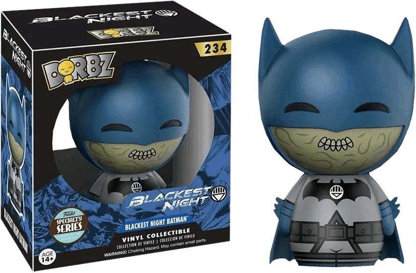 FUN11377 Blackest Night (comics) - Blackest Night Batman Specialty Store Exclusive Dorbz - Funko - Titan Pop Culture