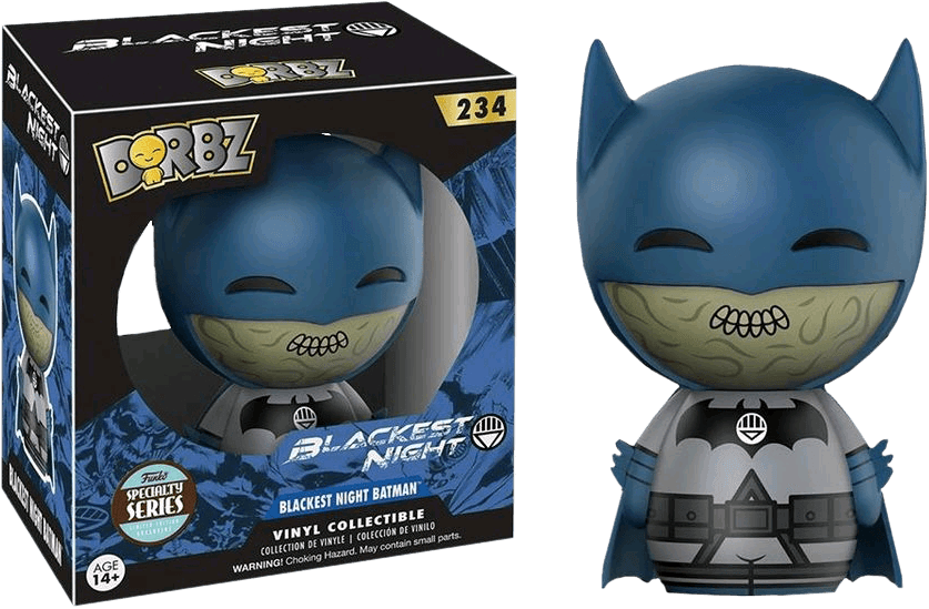 FUN11377 Blackest Night (comics) - Blackest Night Batman Specialty Store Exclusive Dorbz - Funko - Titan Pop Culture