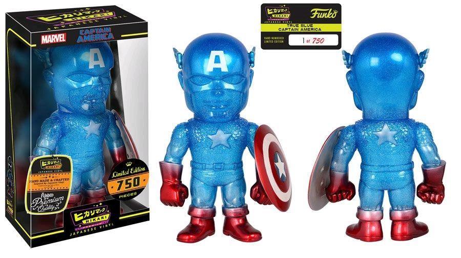 Captain America - Captain America True Blue Hikari Figure  Funko Titan Pop Culture