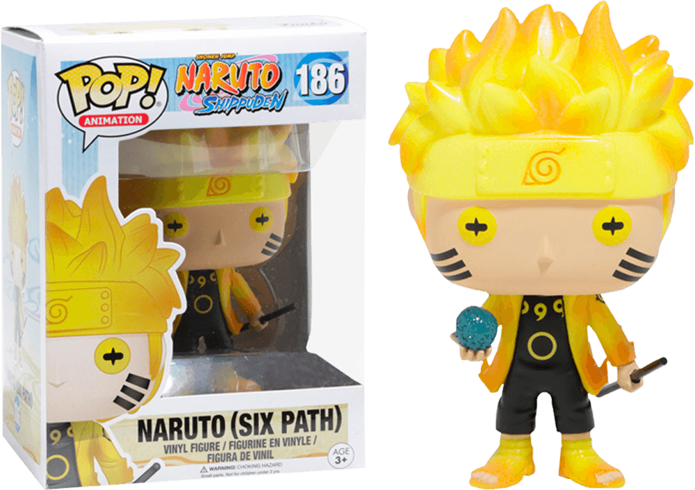 FUN12999 Naruto Shippuden - Naruto (Six Path) Glow US Exclusive Pop! Vinyl - Funko - Titan Pop Culture